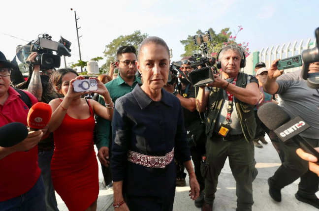 Sheinbaum anuncia apoyo económico a víctimas del accidente del Tren Interoceánico