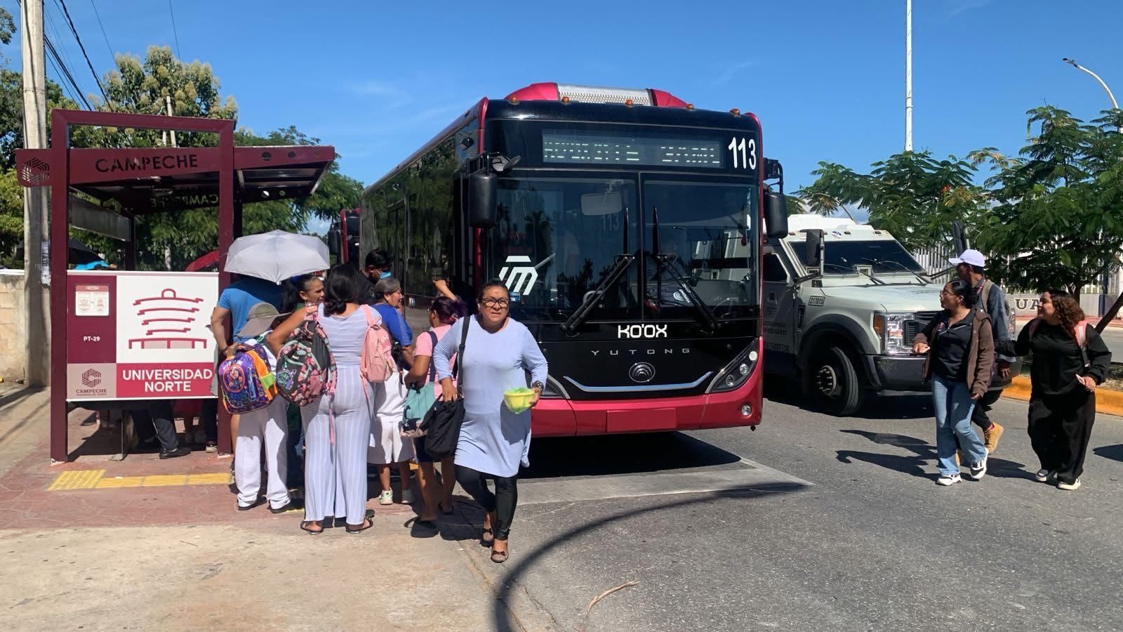 Inicia en Campeche construcción de los nuevos paraderos del sistema de transporte Ko’ox