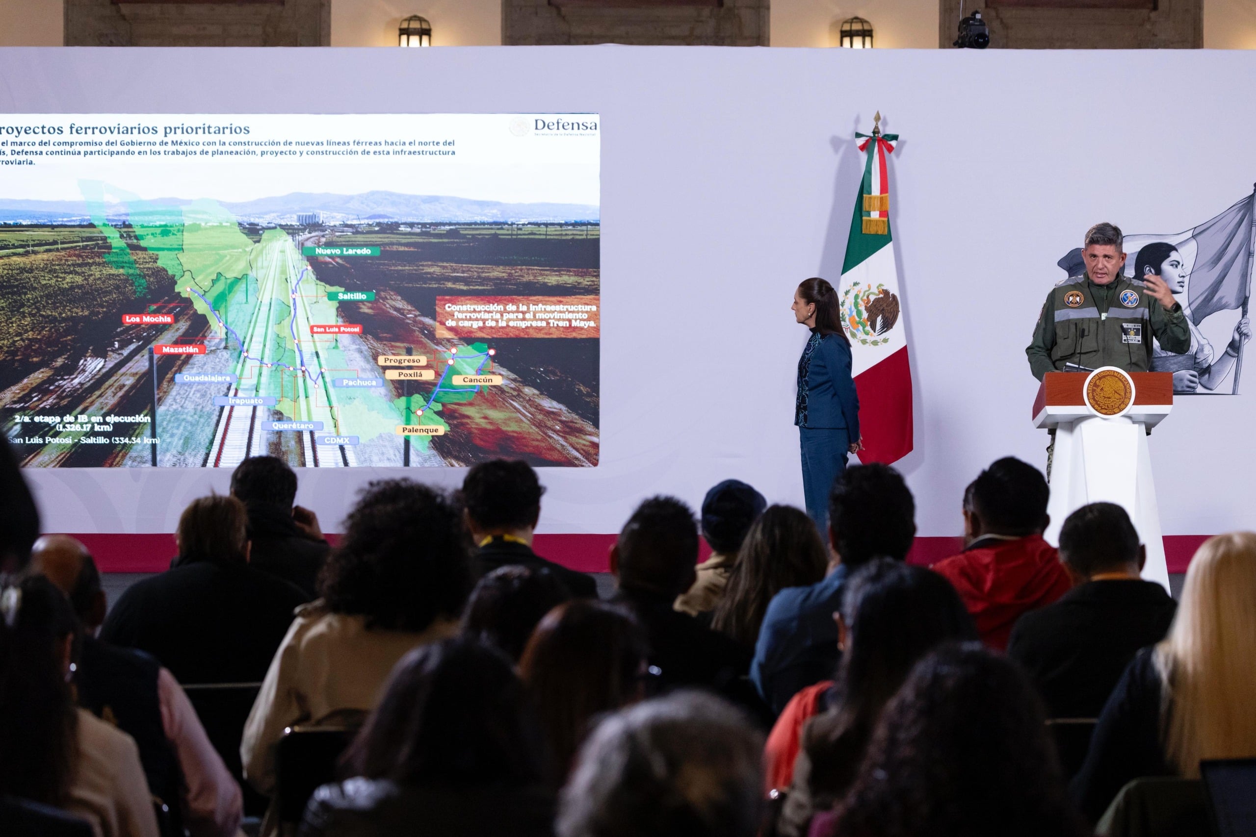 Tren Maya de Carga alcanza 67 por ciento de avance; operación iniciaría a finales de 2026