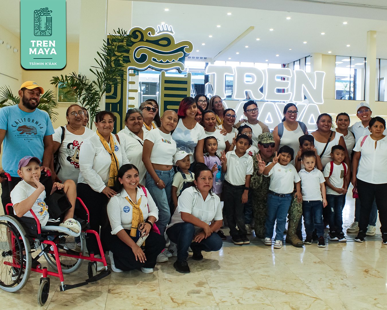 Tren Maya y Amanc Yucatán organizan un recorrido para niños y niñas con cáncer 