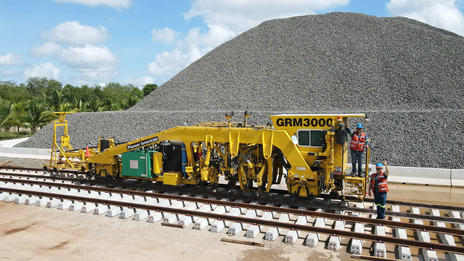 Infraestructura de carga del Tren Maya tiene un avance de 25 por ciento 