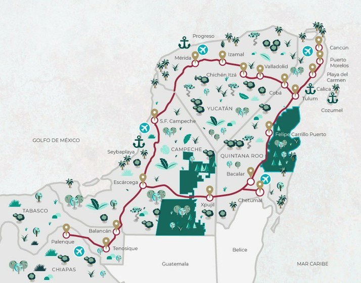 Tramo 5 de Tren Maya se construirá con recursos públicos: AMLO