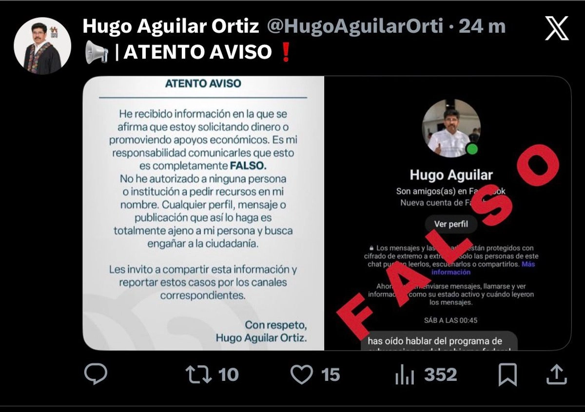 Tres ministros de la Suprema Corte denuncian suplantación de identidad en redes y WhatsApp