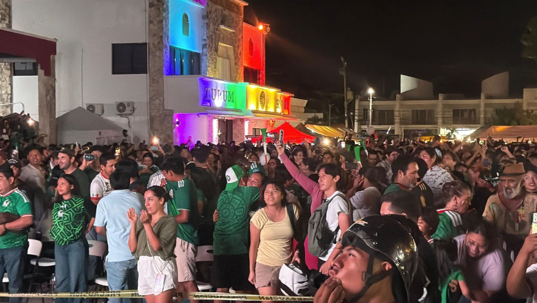 Festejos mundialistas dejaron siete detenidos en Tulum