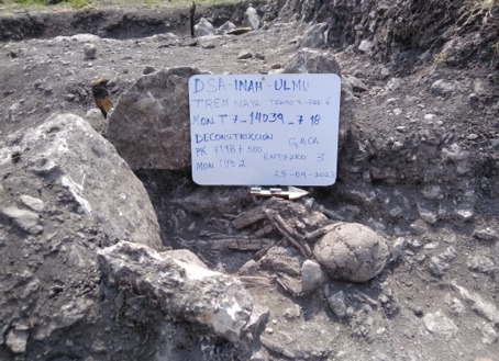 Descubren 26 entierros de antiguos mayas, en tramo del Tren Maya entre Calakmul y Escárcega, en Campeche