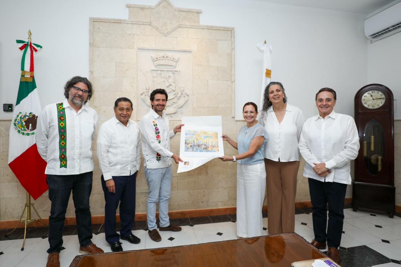 Ayuntamiento de Mérida sostiene reunión de trabajo con representante de la Unesco