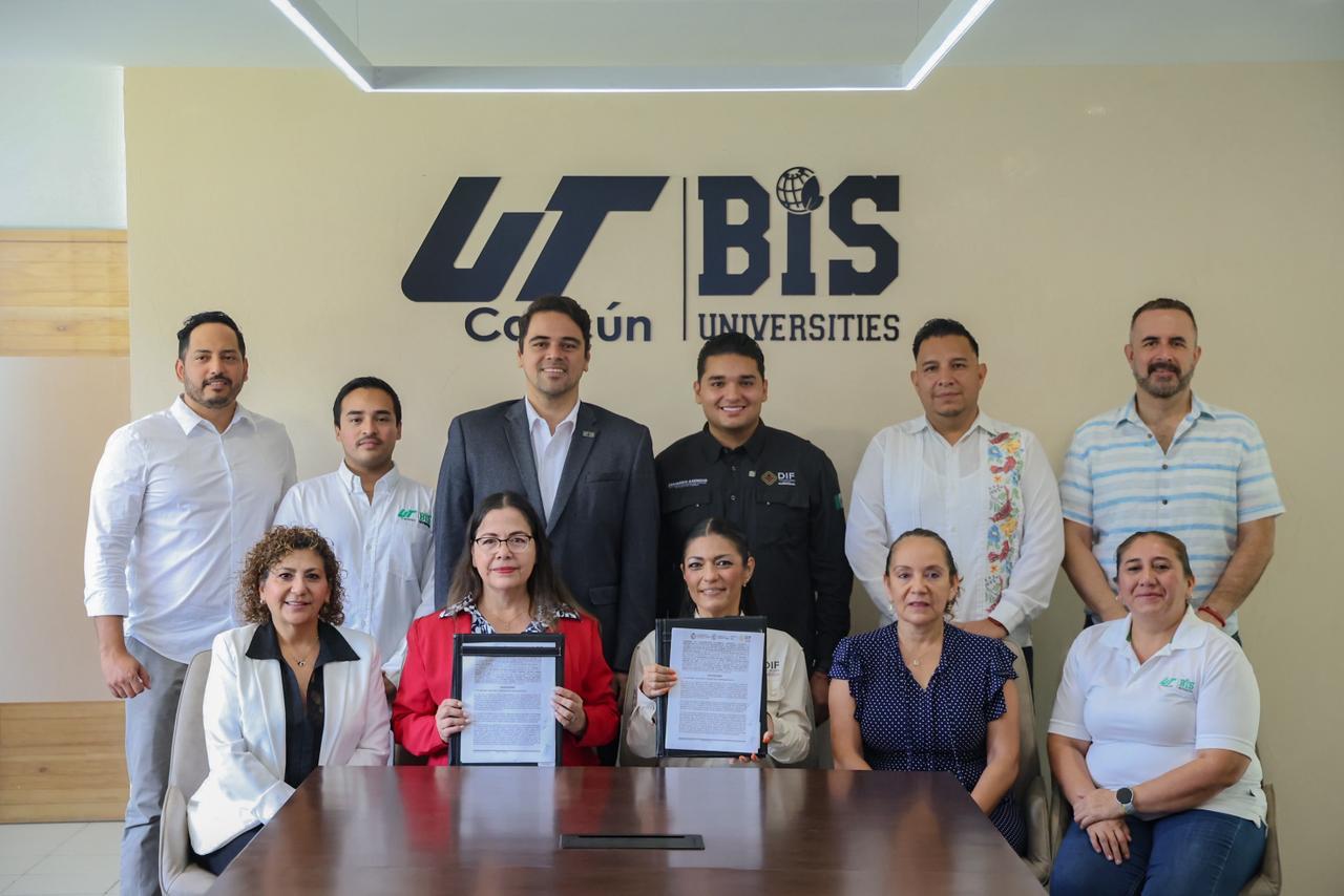 UT Cancún se alía con el DIF Playa del Carmen para fortalecer la formación de las juventudes