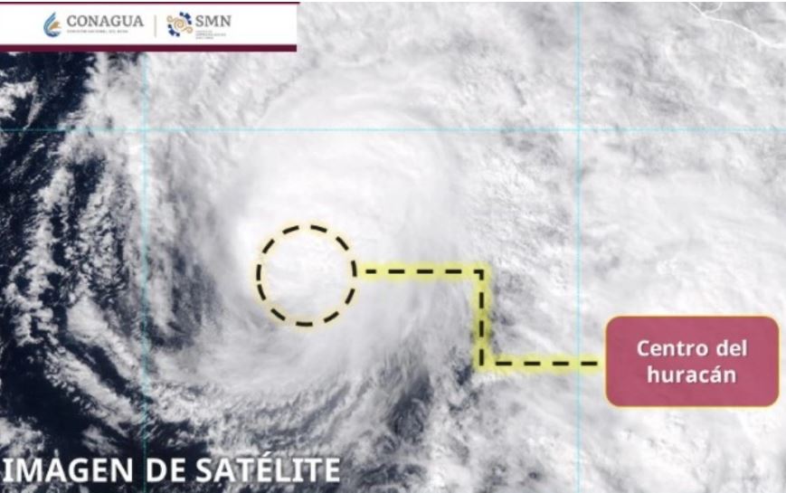 Huracán 'Vance' se mantiene en categoría 1; provocará lluvias fuertes en cuatro estados
