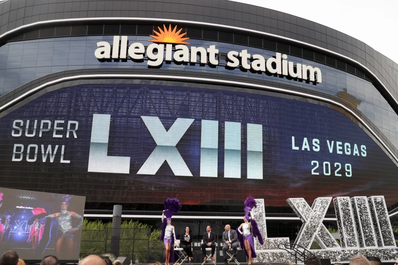 El Súper Tazón volverá a Las Vegas en 2029; los Atléticos llegarán a la capital del juego un año antes