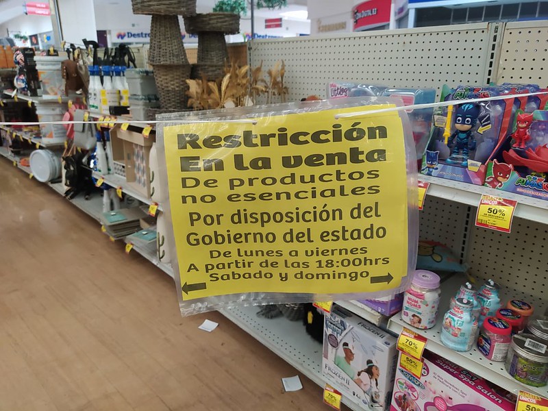Enojo en supermercados meridanos, por restricciones de artículos 'no esenciales'