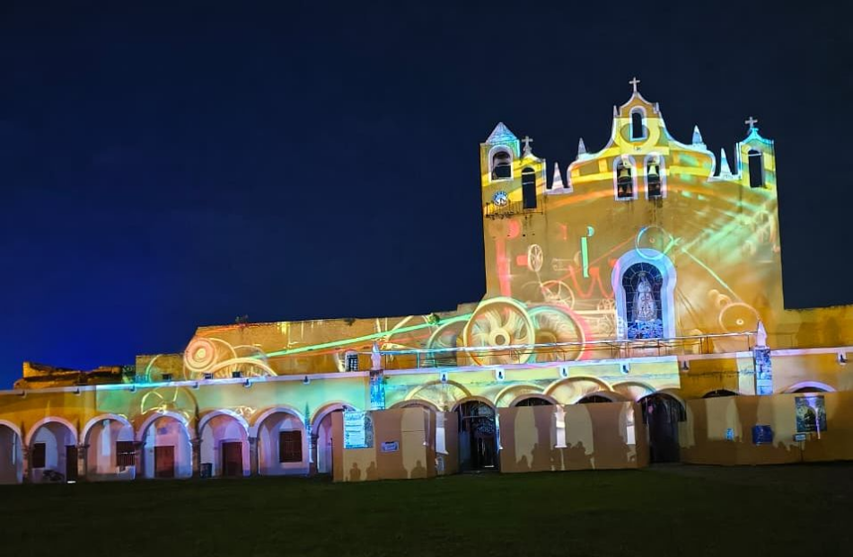 Reactivan el videomapping 'Senderos de Luz'en Izamal: Fotos 
