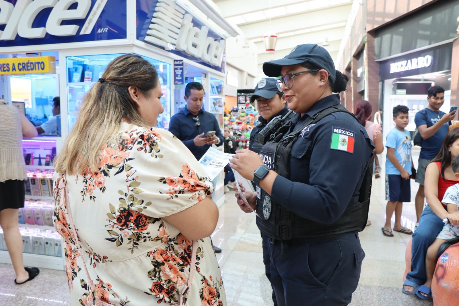 Playa del Carmen inicia el año con vigilancia permanente en puntos estratégicos