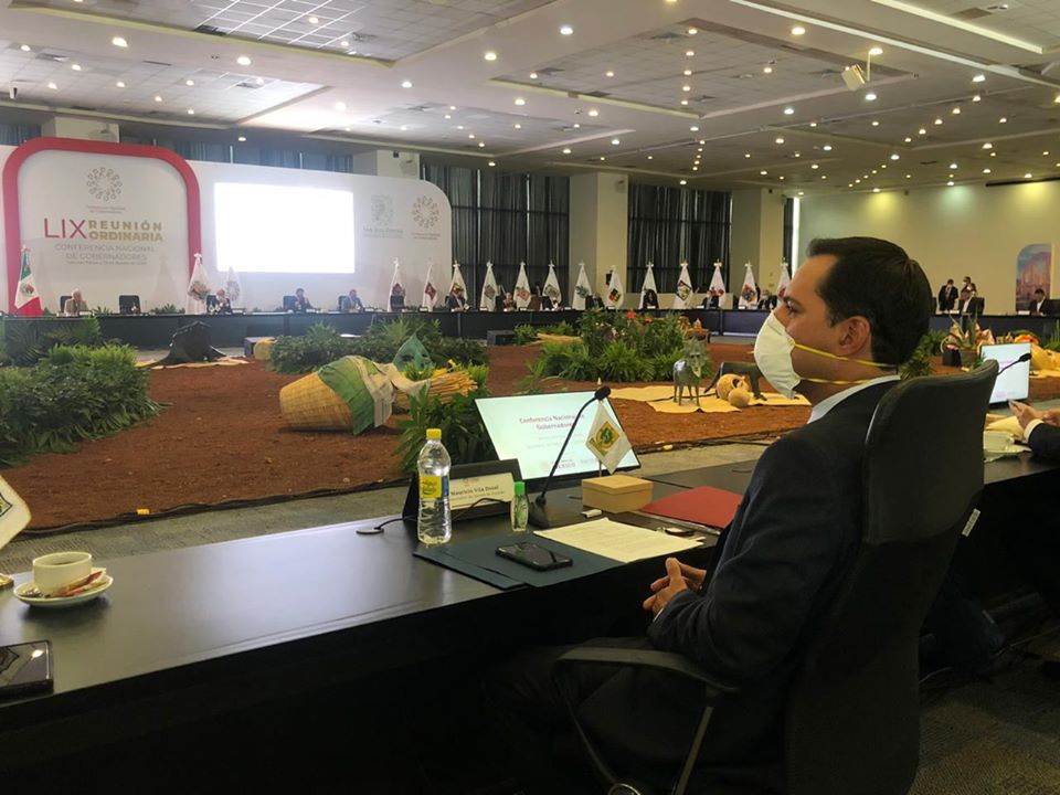 Plantea Mauricio Vila a la Conago tres desafíos para combatir al COVID-19