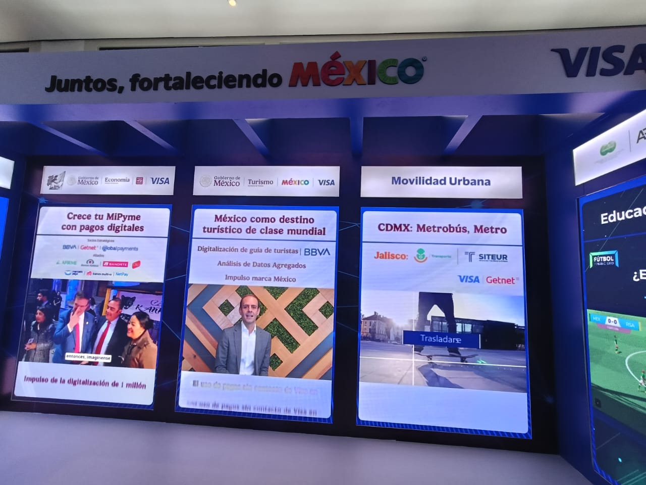 Visa estrecha colaboración con el Gobierno de México