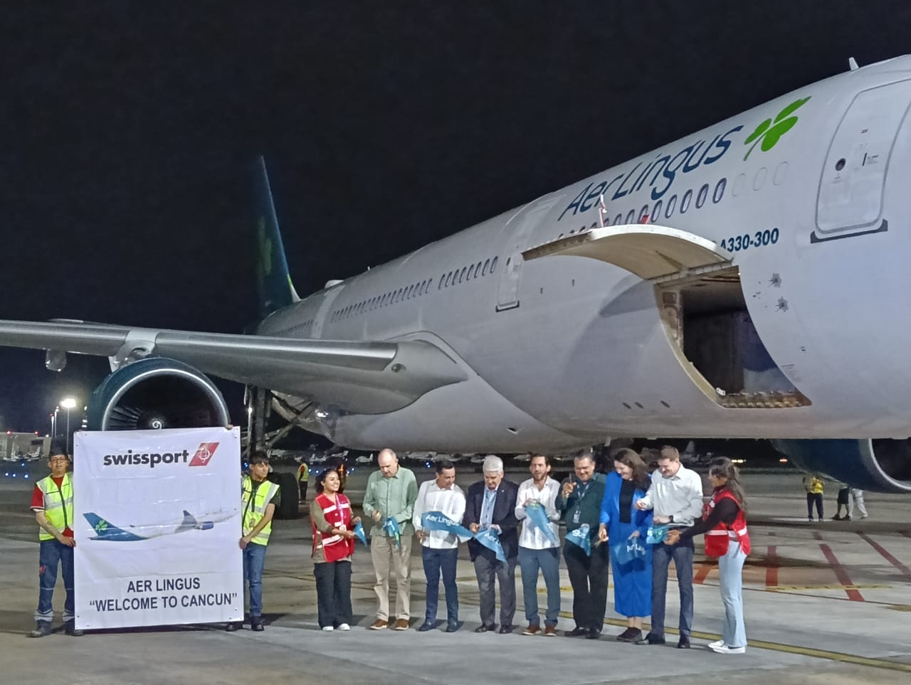 Inauguran vuelo directo entre Dublín y Cancún