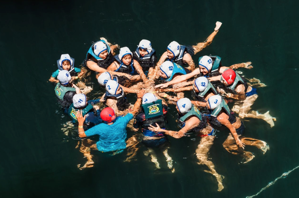 Waterpolo llega a un cenote de Yucatán con partido de exhibición en Yokdzonot