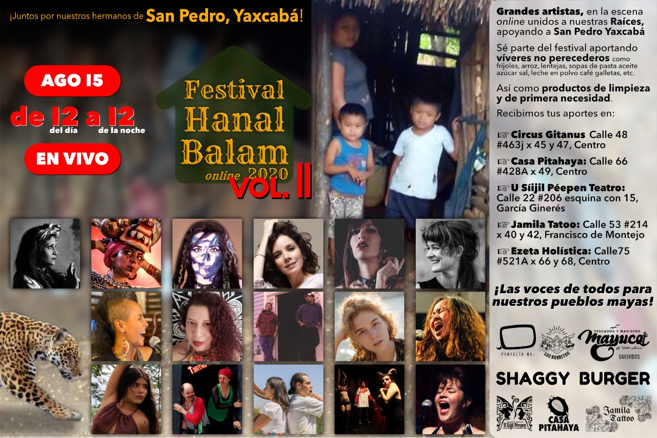 Artistas unirán voces en apoyo a la comunidad de Yaxcabá