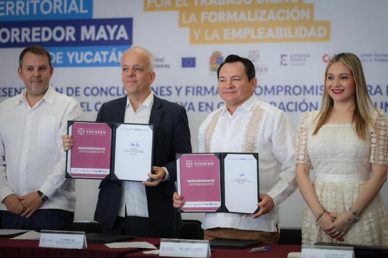 Yucatán y Unión Europea estrechan lazos para fortalecer el empleo formal en el sector turístico