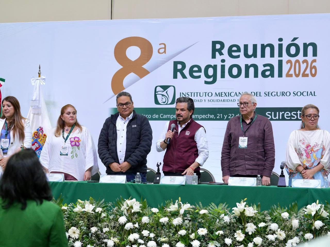 Realizan octava Reunión Regional con representantes del IMSS en Campeche