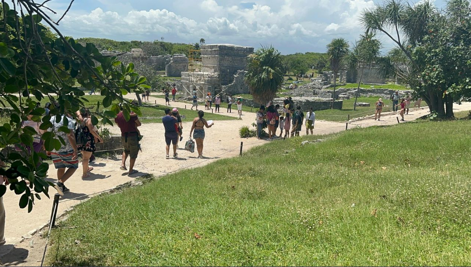 En Tulum, disminuyen ingresos por el Derecho de Uso de Zonas Arqueológicas